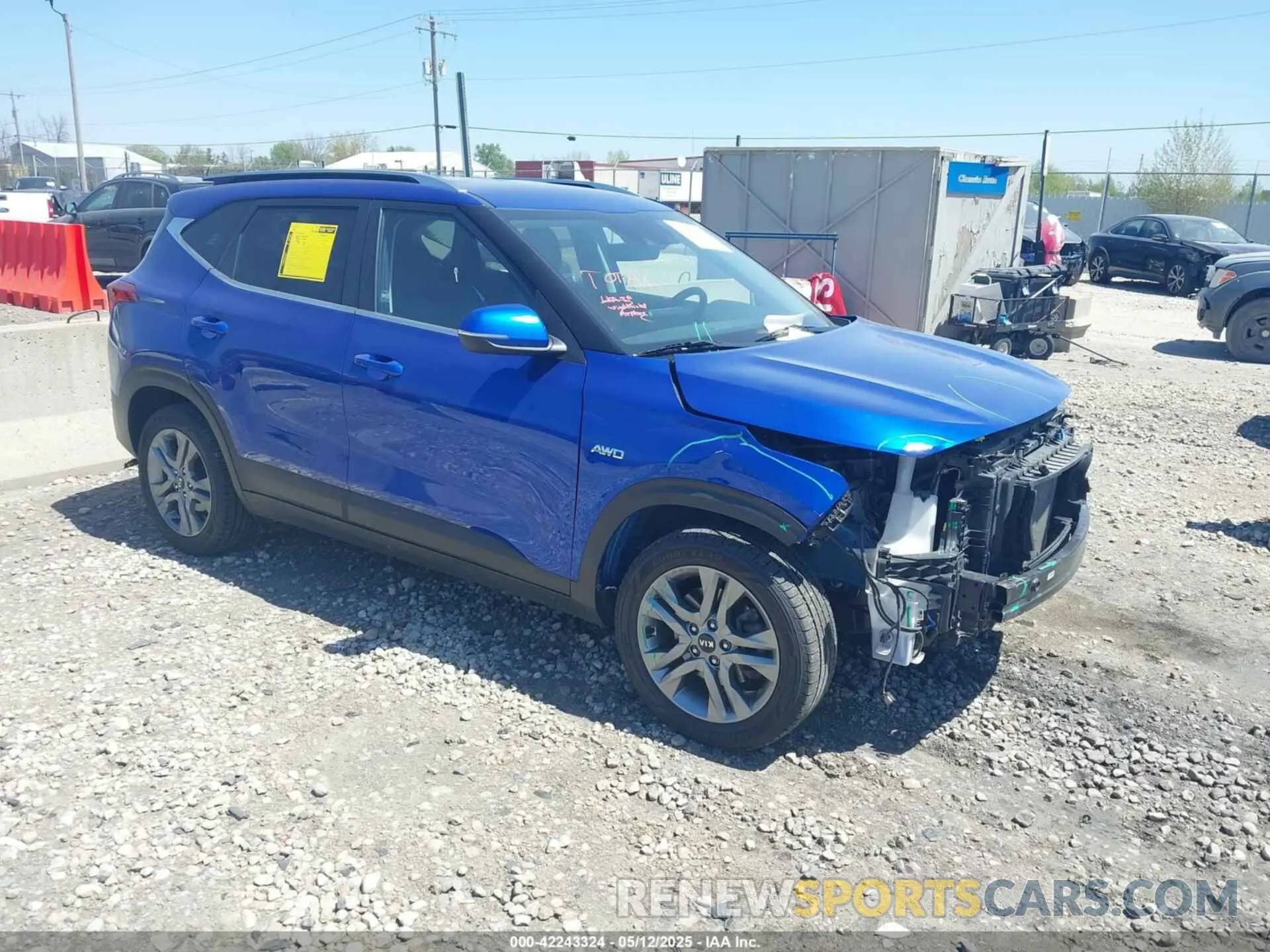 1 fotografías del automóvil dañado KNDEUCAA5M7099933 KIA SELTOS 2021