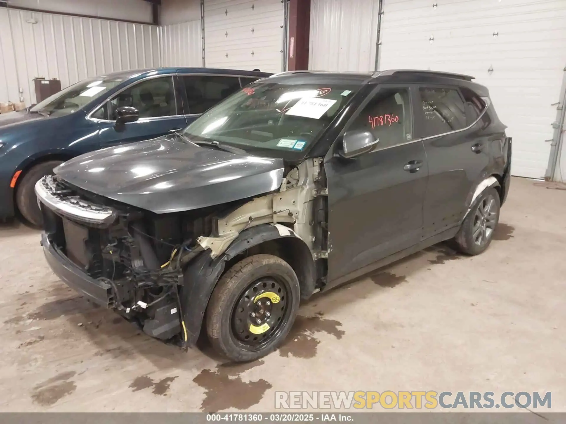 2 fotografías del automóvil dañado KNDEUCAA5M7100918 KIA SELTOS 2021