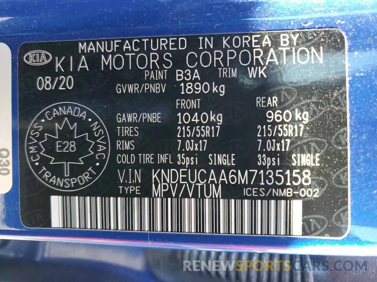 14 fotografías del automóvil dañado KNDEUCAA6M7135158 KIA SELTOS 2021