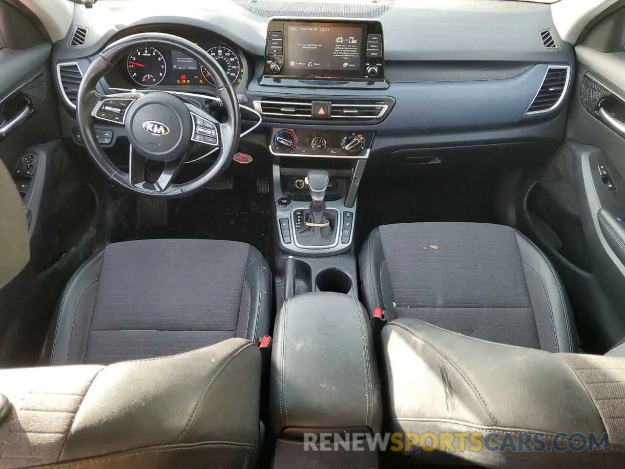 8 fotografías del automóvil dañado KNDEUCAA7M7039426 KIA SELTOS 2021