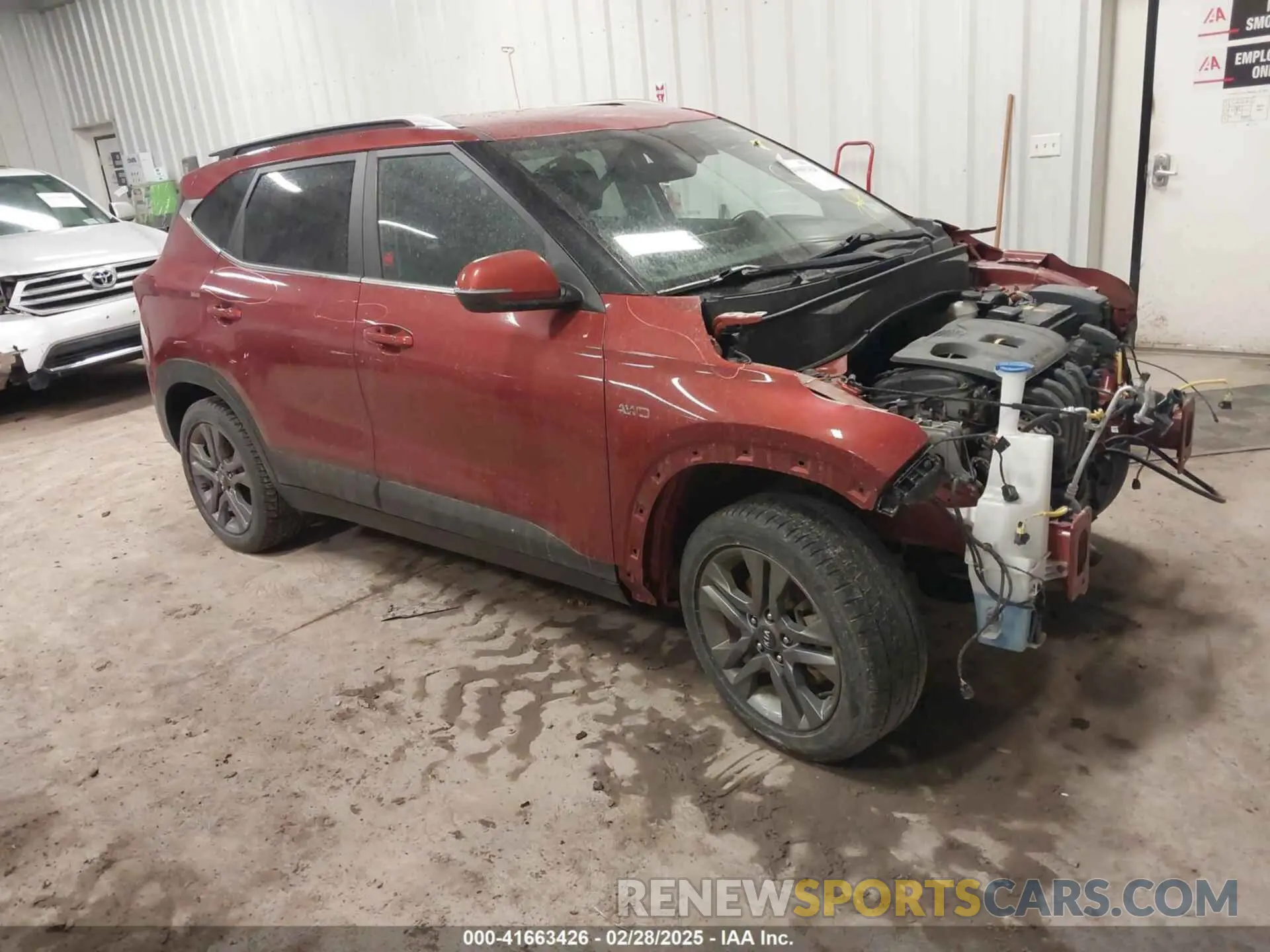 1 fotografías del automóvil dañado KNDEUCAA7M7138912 KIA SELTOS 2021