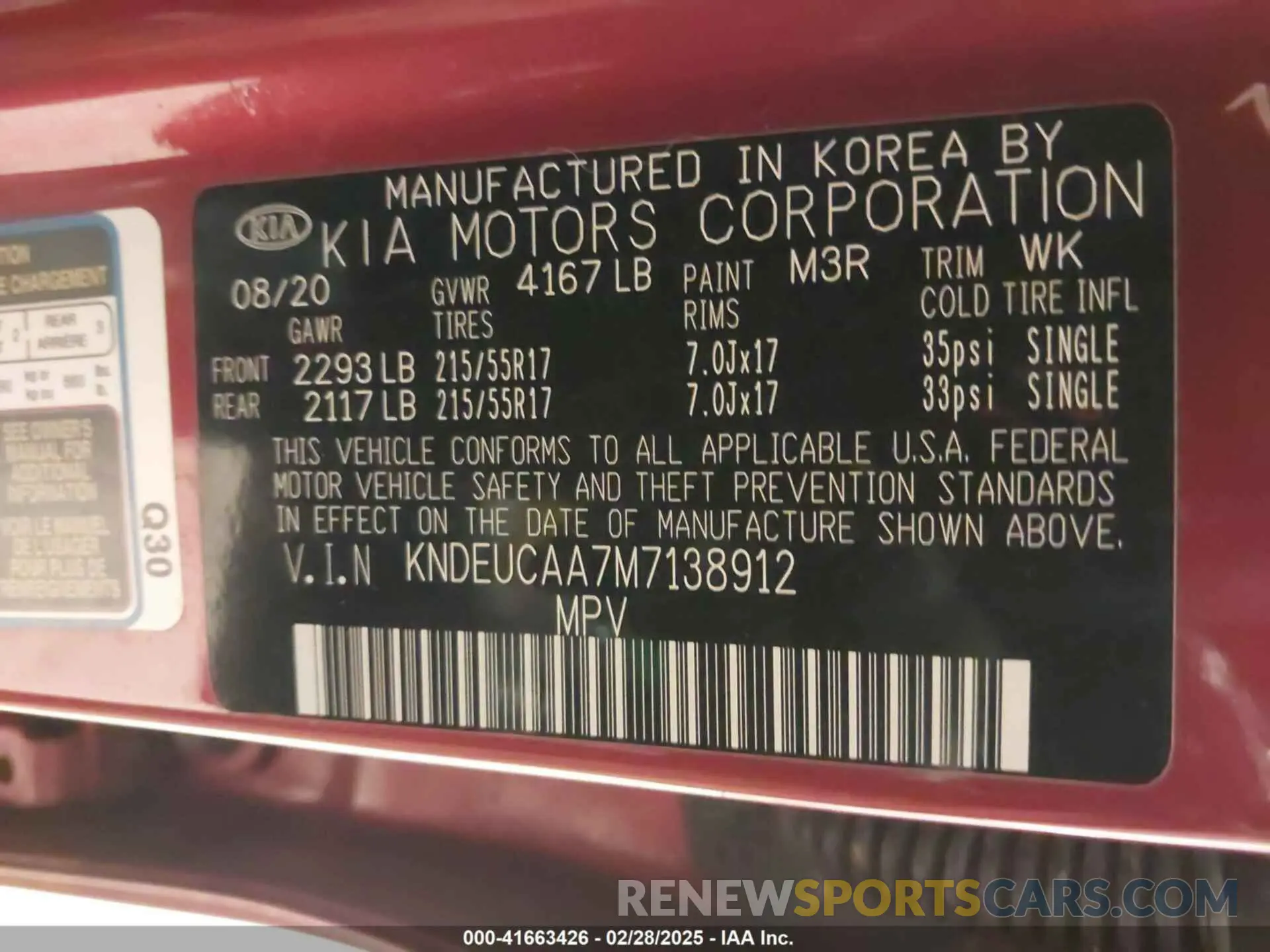 9 fotografías del automóvil dañado KNDEUCAA7M7138912 KIA SELTOS 2021