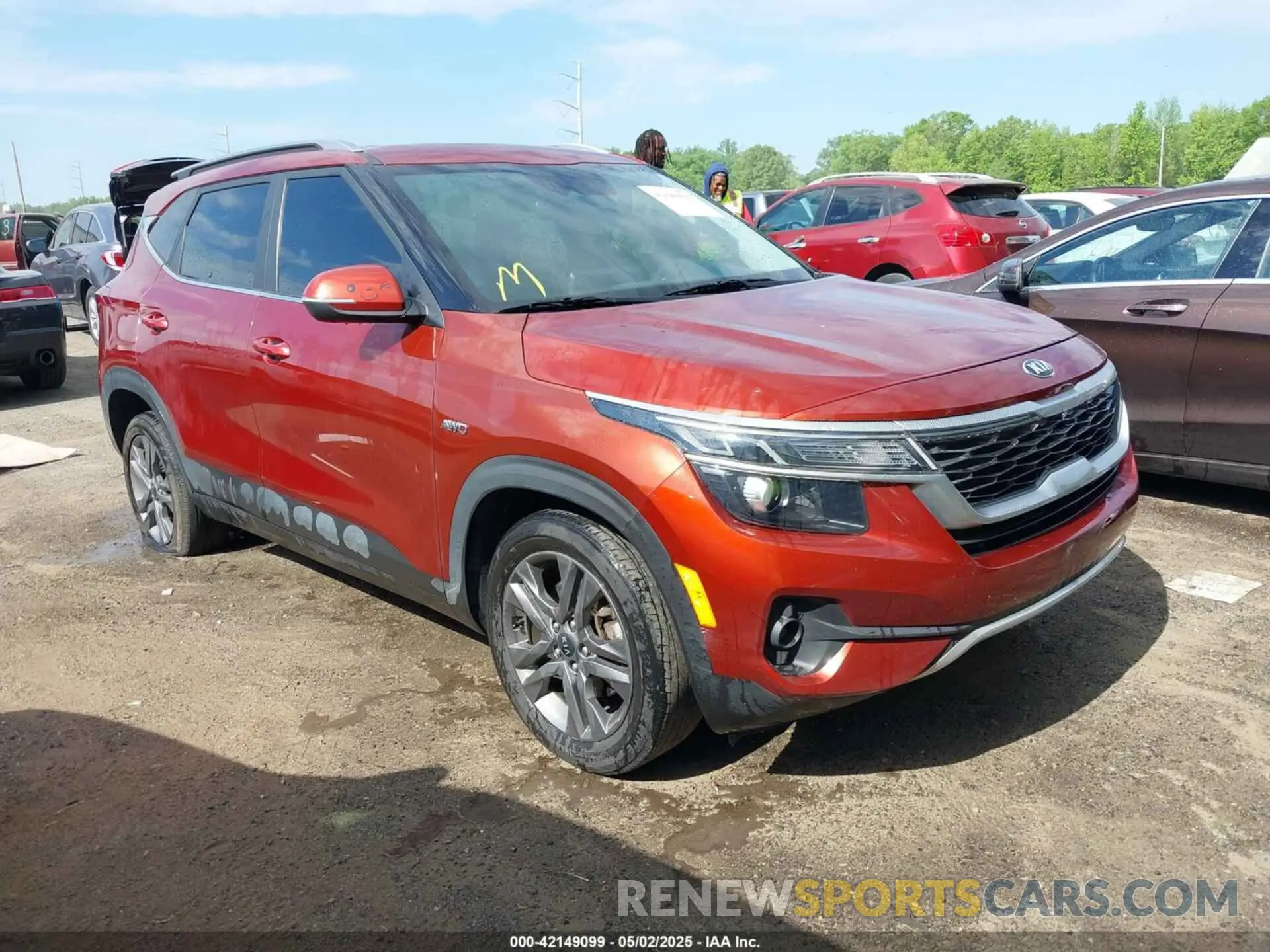 1 fotografías del automóvil dañado KNDEUCAA7M7205718 KIA SELTOS 2021