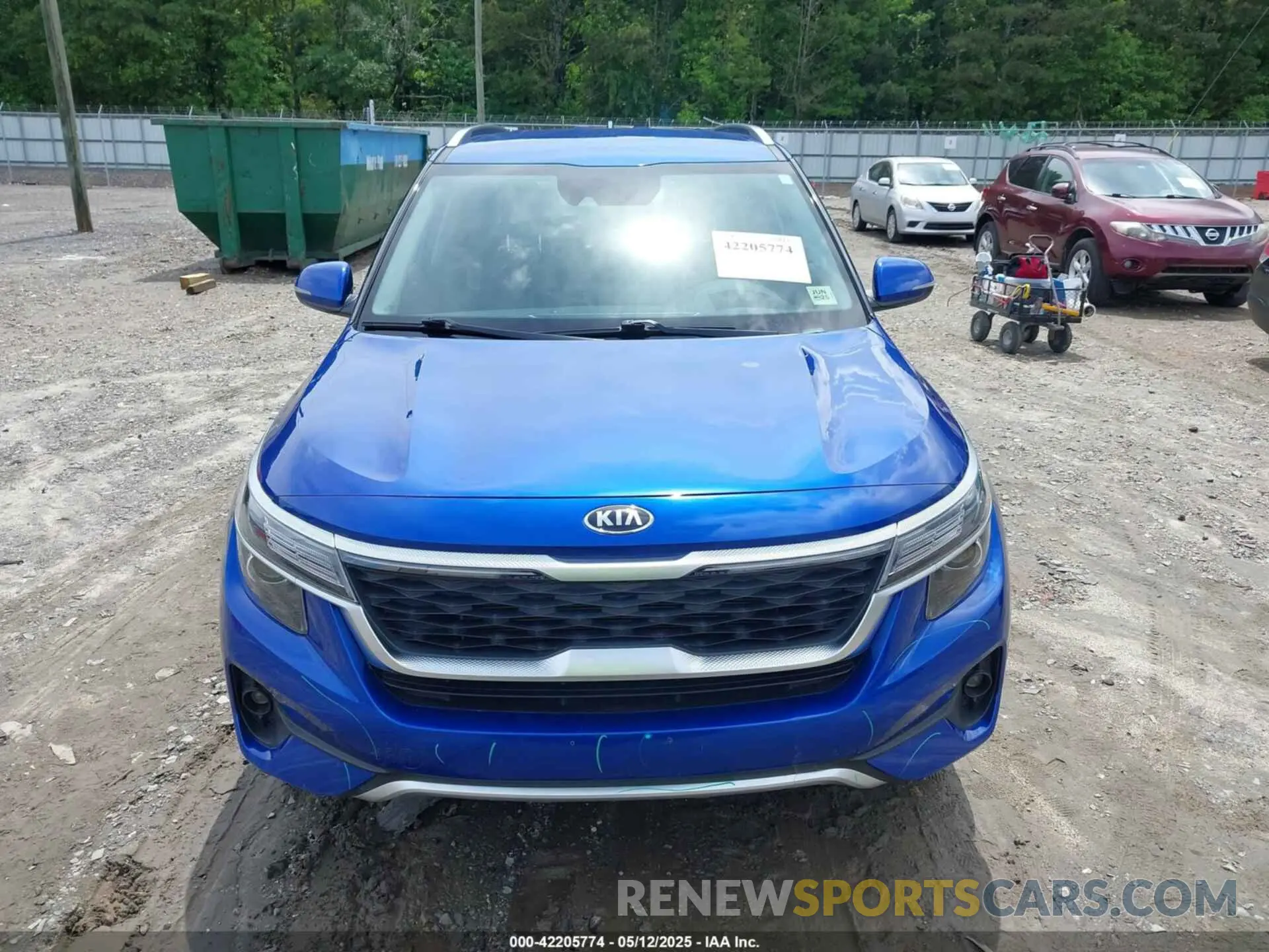 12 fotografías del automóvil dañado KNDEUCAA8M7184183 KIA SELTOS 2021