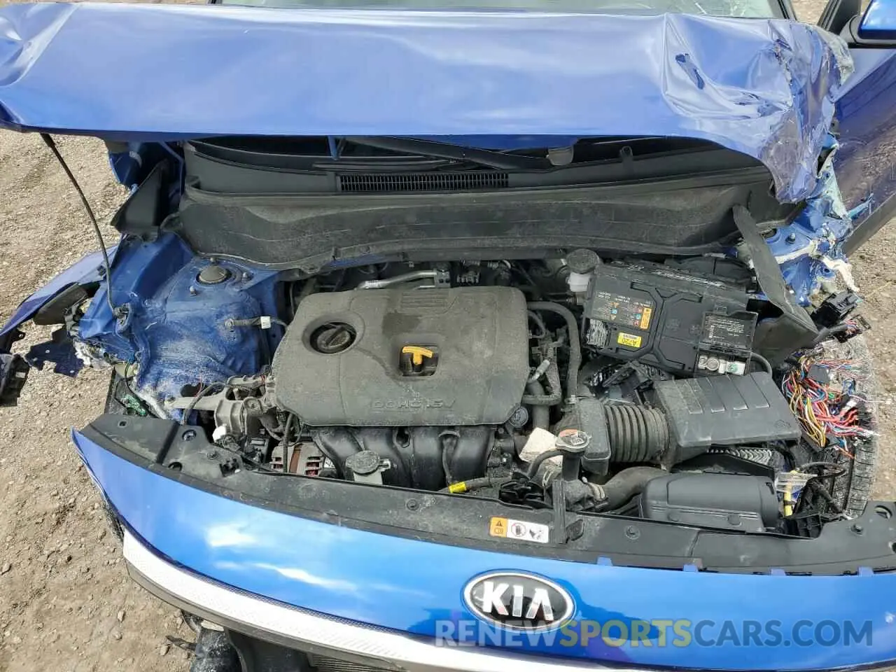 14 fotografías del automóvil dañado KNDEUCAA9M7175265 KIA SELTOS 2021