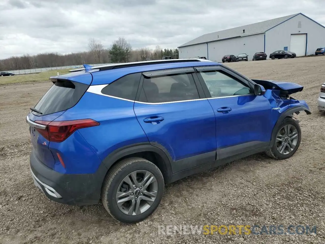 3 fotografías del automóvil dañado KNDEUCAA9M7175265 KIA SELTOS 2021