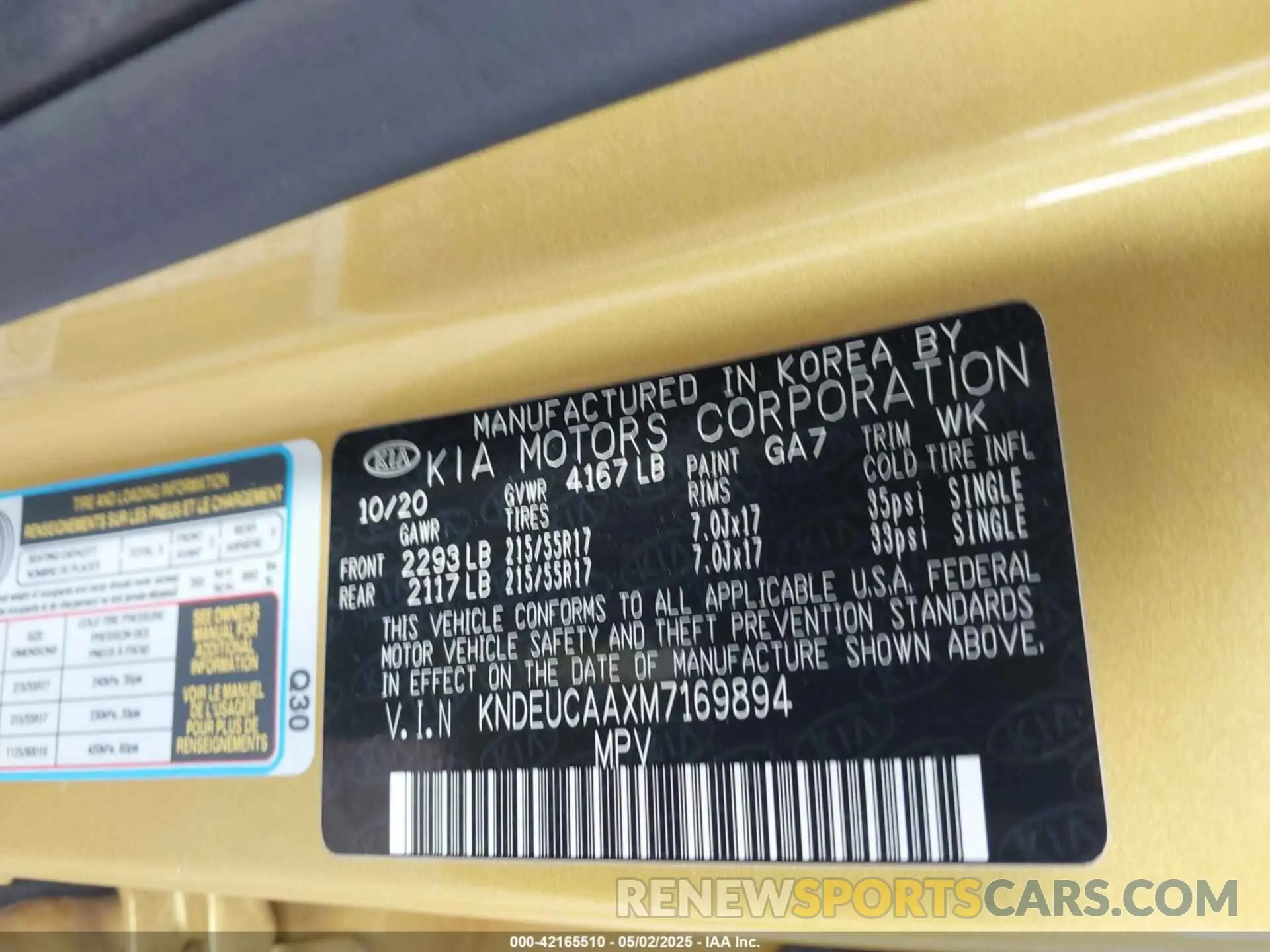 9 fotografías del automóvil dañado KNDEUCAAXM7169894 KIA SELTOS 2021