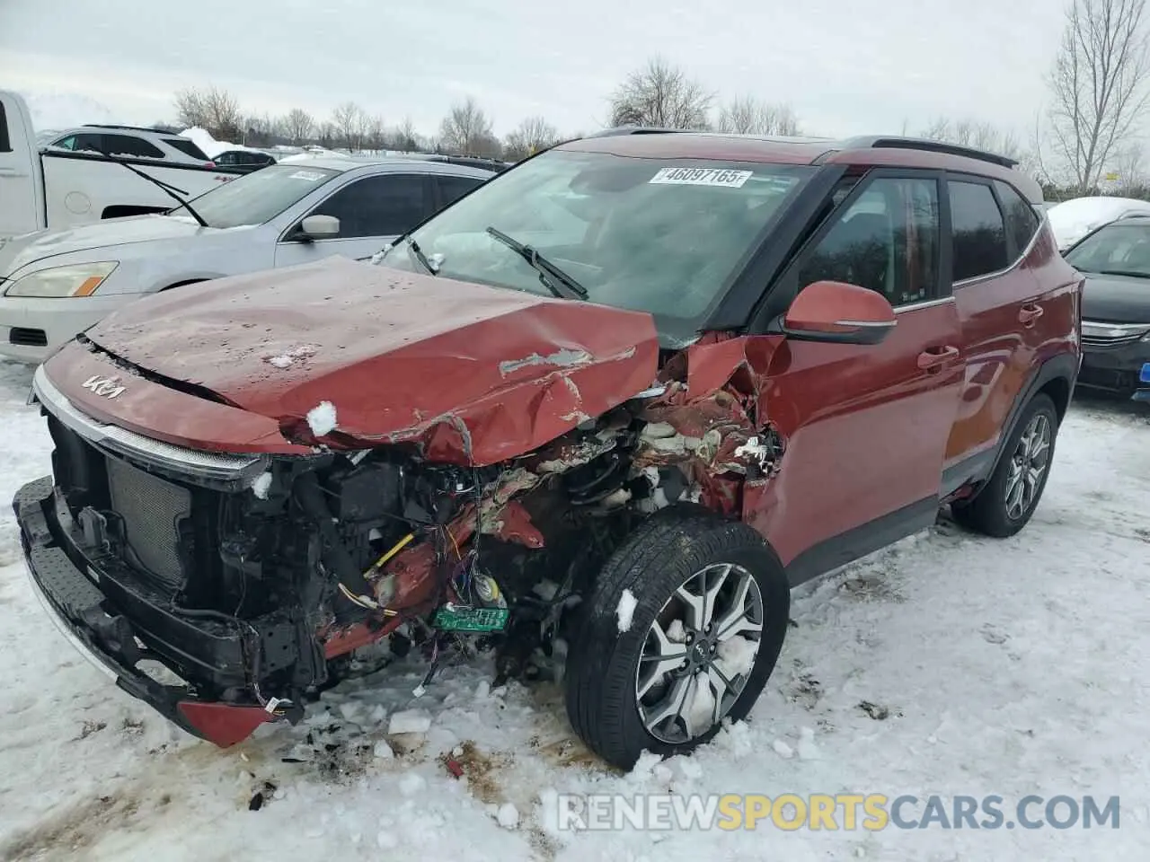 1 fotografías del automóvil dañado KNDERCAA0N7281428 KIA SELTOS 2022