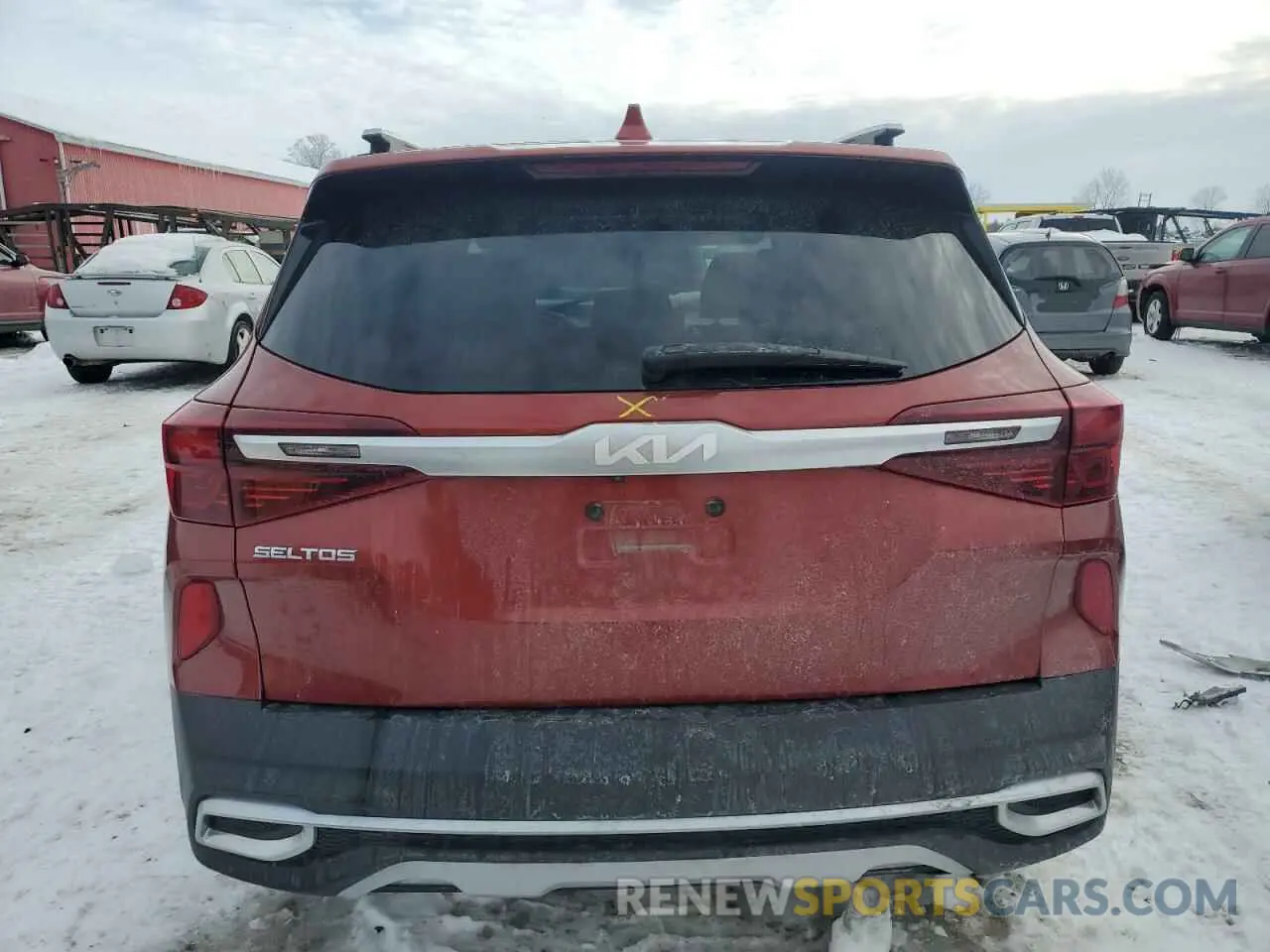 6 fotografías del automóvil dañado KNDERCAA0N7281428 KIA SELTOS 2022