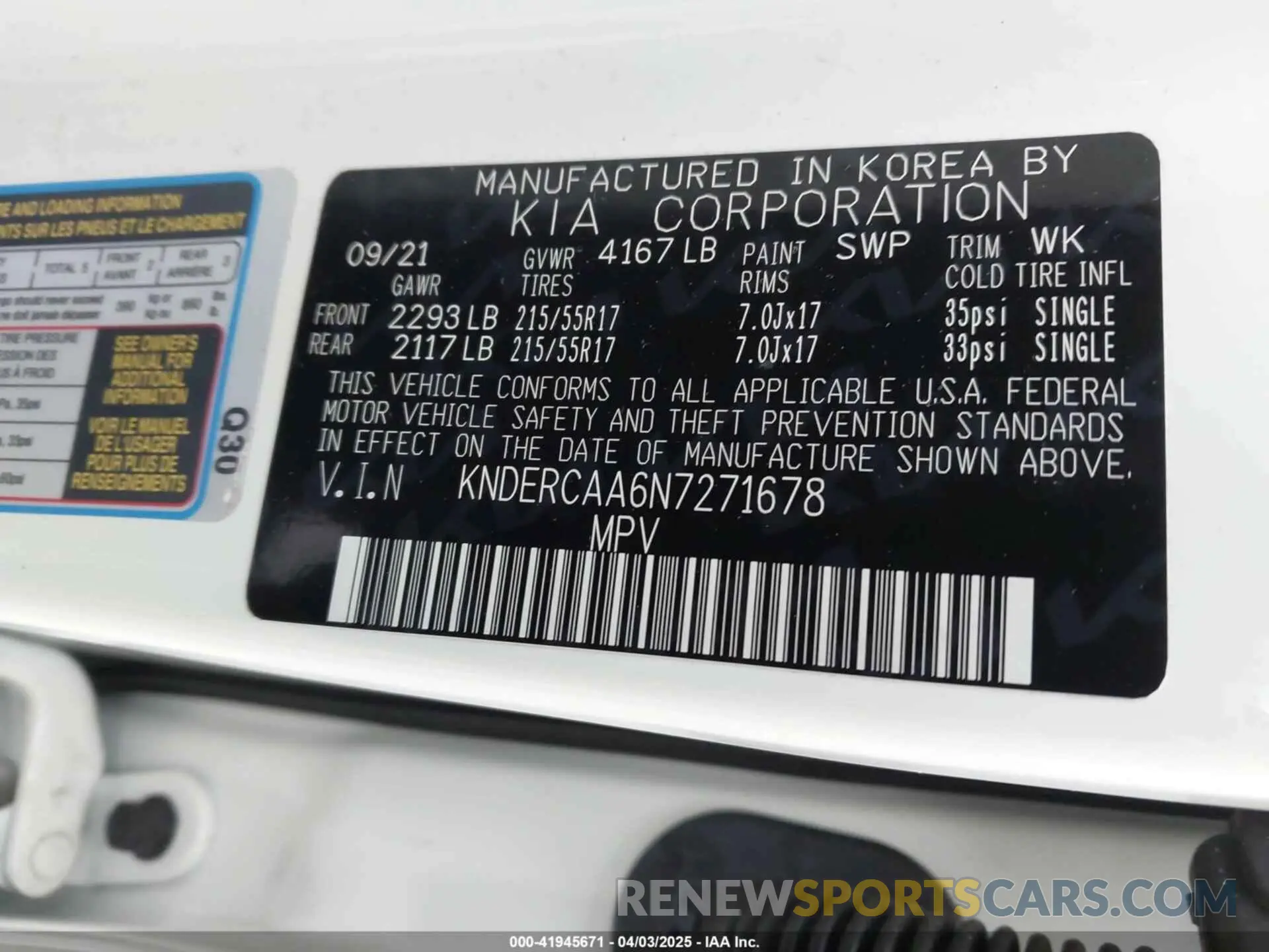 9 fotografías del automóvil dañado KNDERCAA6N7271678 KIA SELTOS 2022