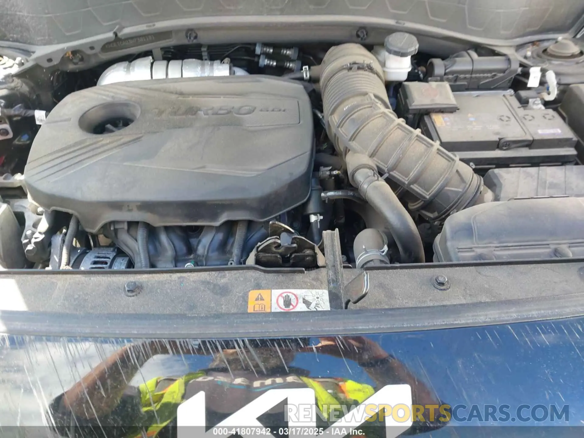 10 fotografías del automóvil dañado KNDETCA23N7301181 KIA SELTOS 2022