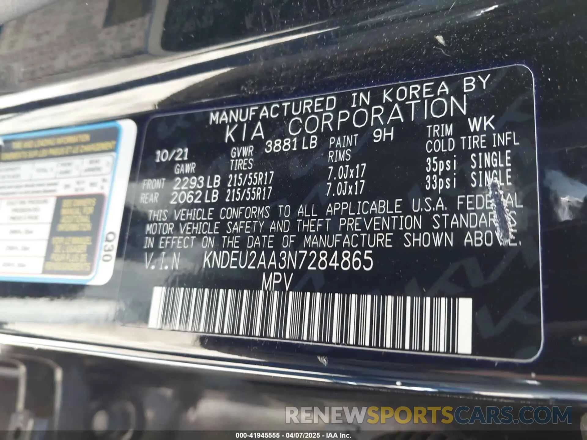 9 fotografías del automóvil dañado KNDEU2AA3N7284865 KIA SELTOS 2022