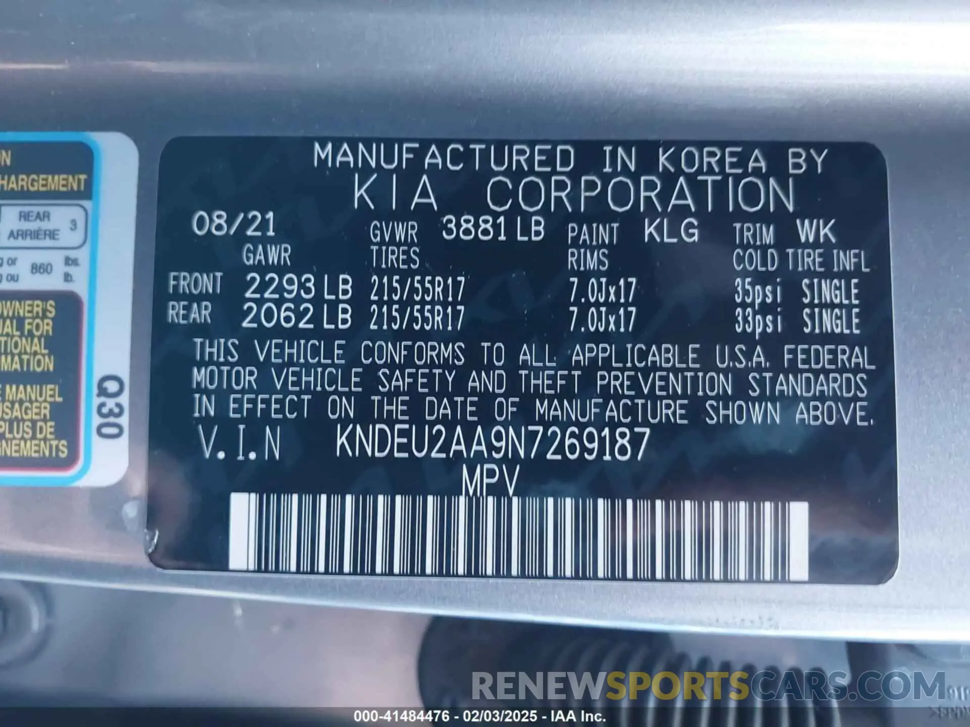 9 fotografías del automóvil dañado KNDEU2AA9N7269187 KIA SELTOS 2022
