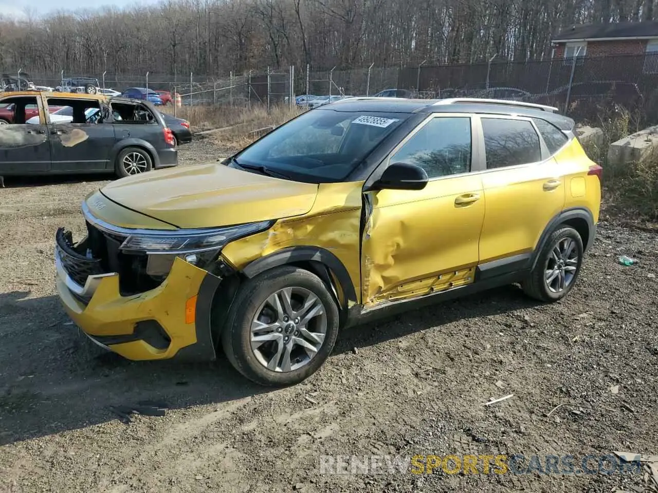1 fotografías del automóvil dañado KNDEUCAA2N7235341 KIA SELTOS 2022