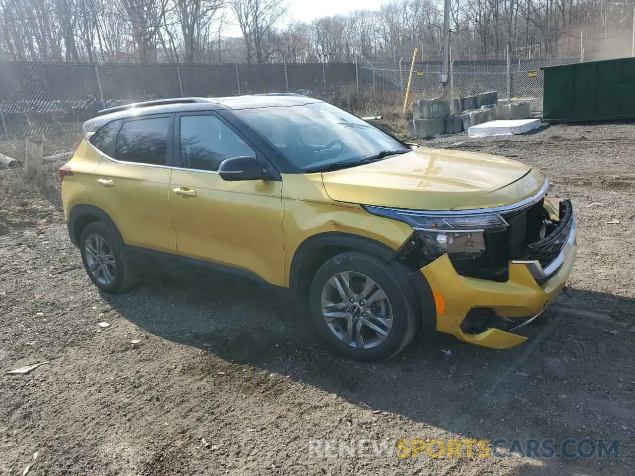 4 fotografías del automóvil dañado KNDEUCAA2N7235341 KIA SELTOS 2022