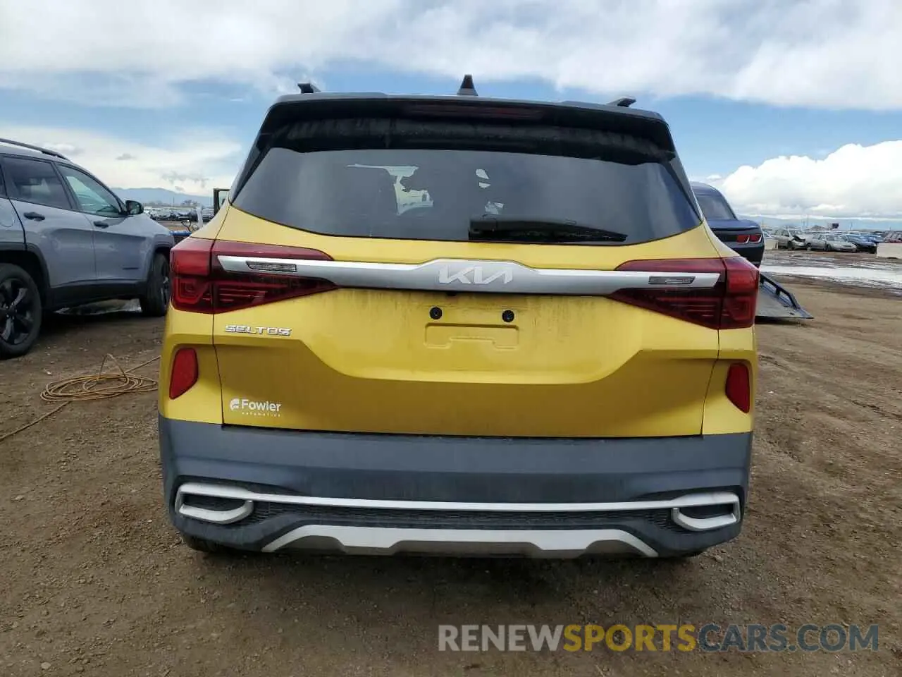 6 fotografías del automóvil dañado KNDEUCAA7N7250403 KIA SELTOS 2022