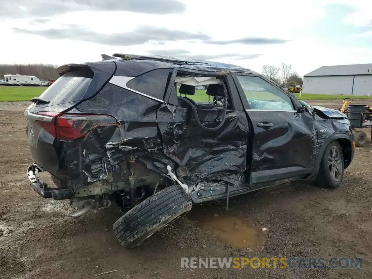 3 fotografías del automóvil dañado KNDEUCAA9N7298629 KIA SELTOS 2022