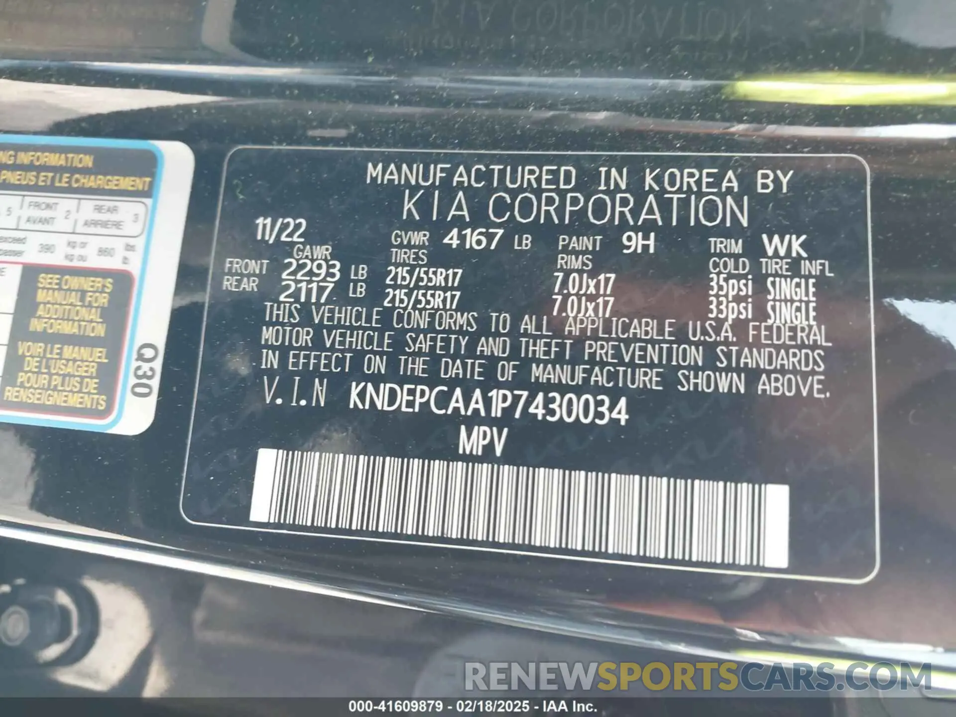 9 fotografías del automóvil dañado KNDEPCAA1P7430034 KIA SELTOS 2023