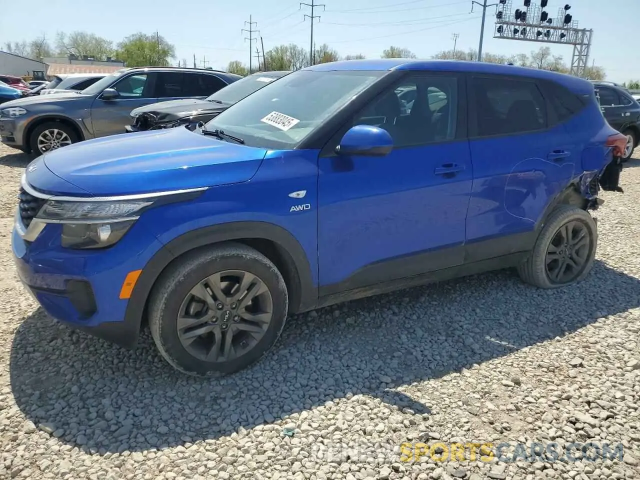 1 fotografías del automóvil dañado KNDEPCAA2P7452124 KIA SELTOS 2023
