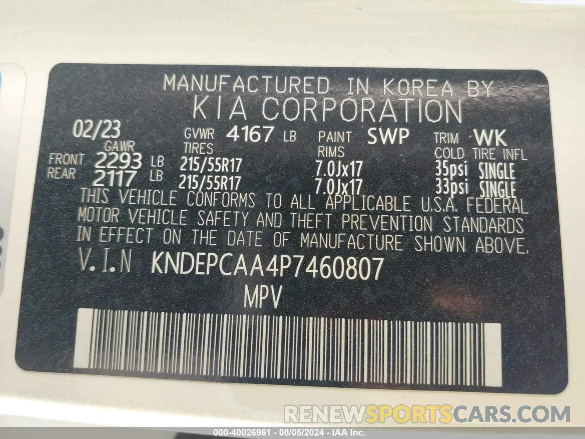 9 fotografías del automóvil dañado KNDEPCAA4P7460807 KIA SELTOS 2023