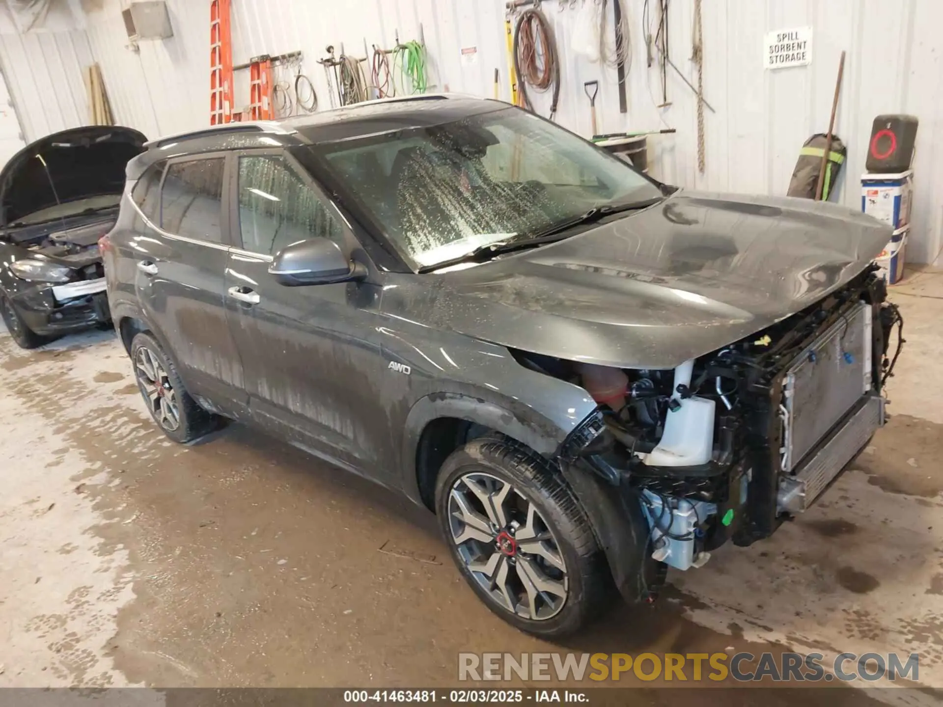 1 fotografías del automóvil dañado KNDETCA20P7359400 KIA SELTOS 2023