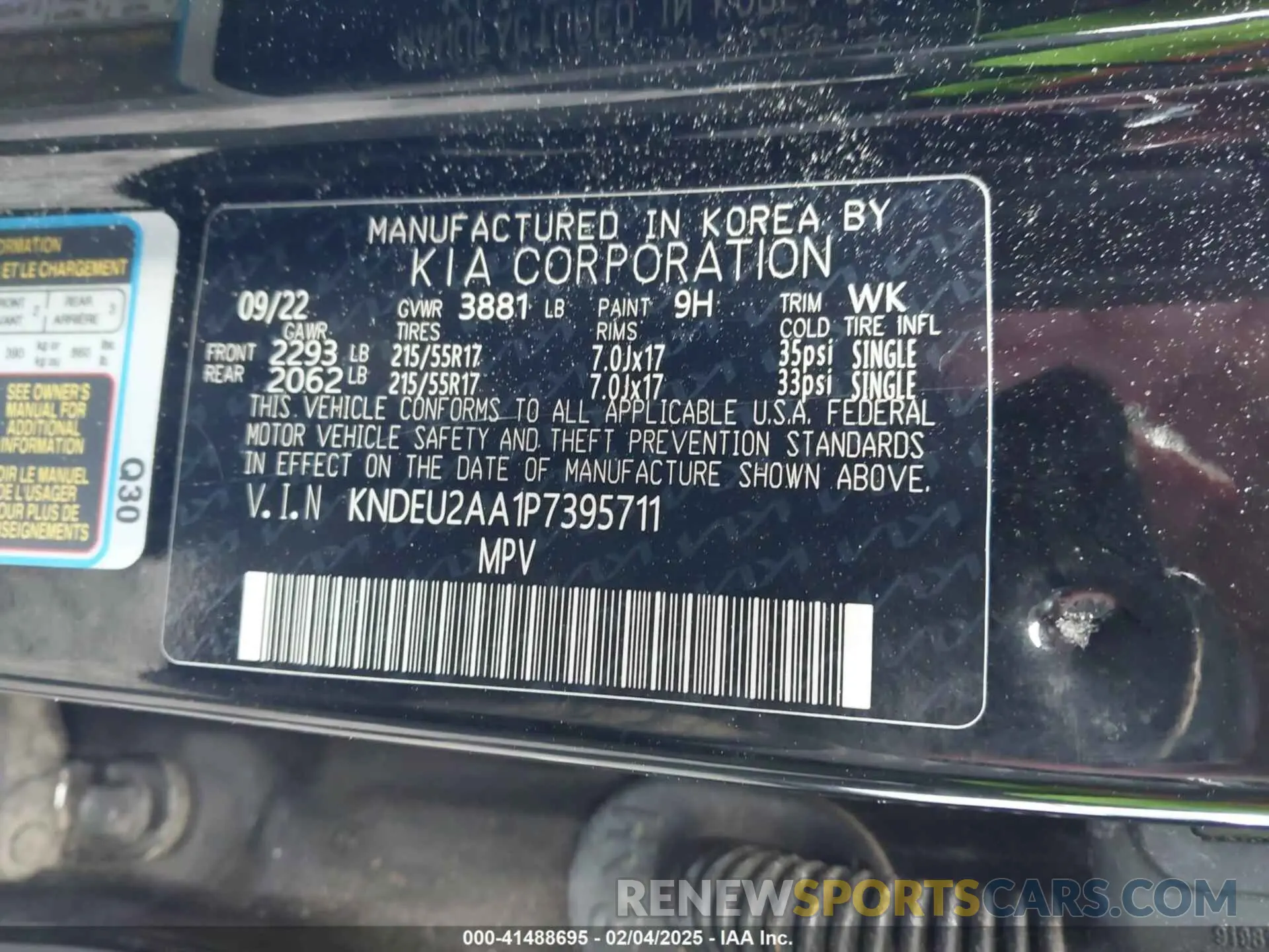 9 fotografías del automóvil dañado KNDEU2AA1P7395711 KIA SELTOS 2023