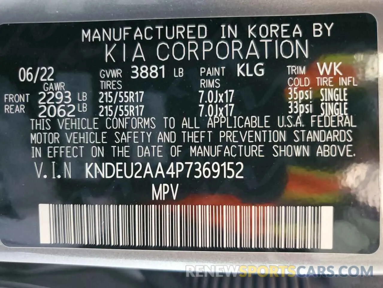 12 fotografías del automóvil dañado KNDEU2AA4P7369152 KIA SELTOS 2023