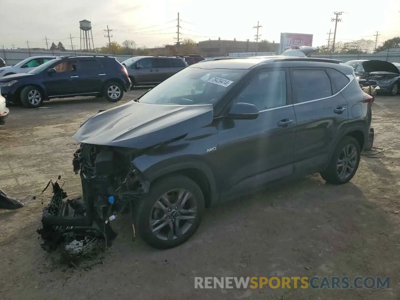 1 fotografías del automóvil dañado KNDEUCAA8P7441119 KIA SELTOS 2023