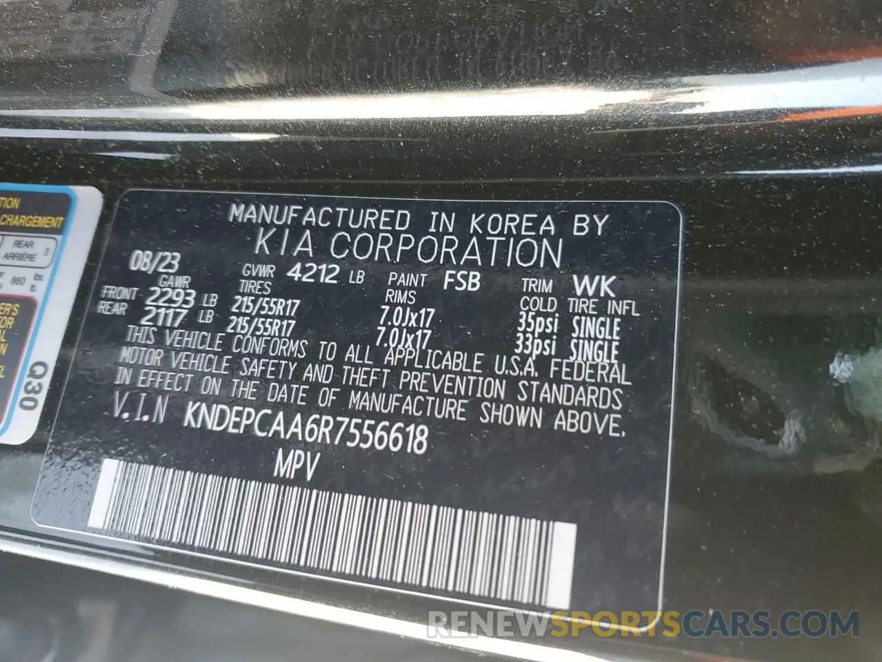 14 fotografías del automóvil dañado KNDEPCAA6R7556618 KIA SELTOS 2024