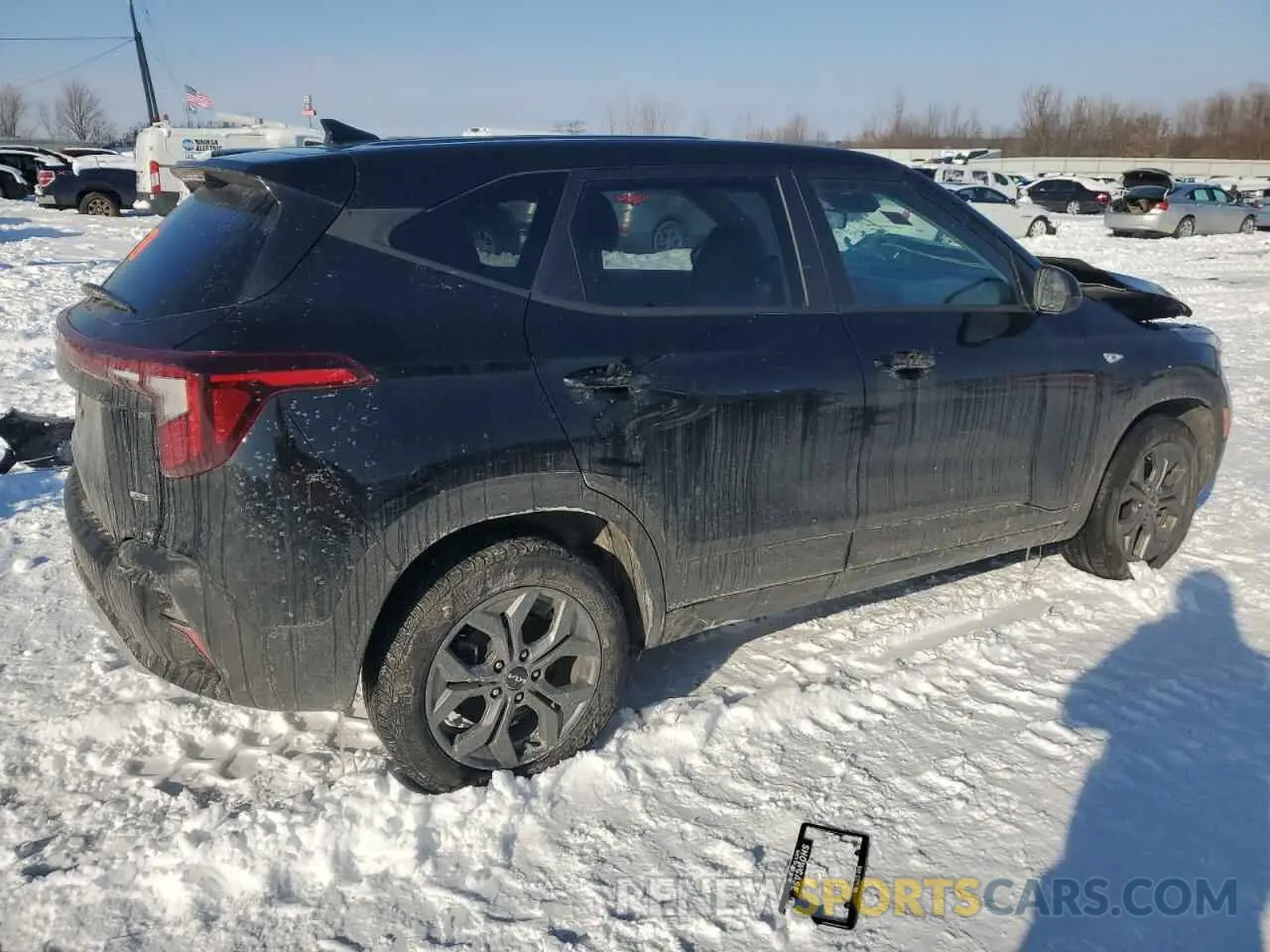 3 fotografías del automóvil dañado KNDEPCAA6R7556618 KIA SELTOS 2024