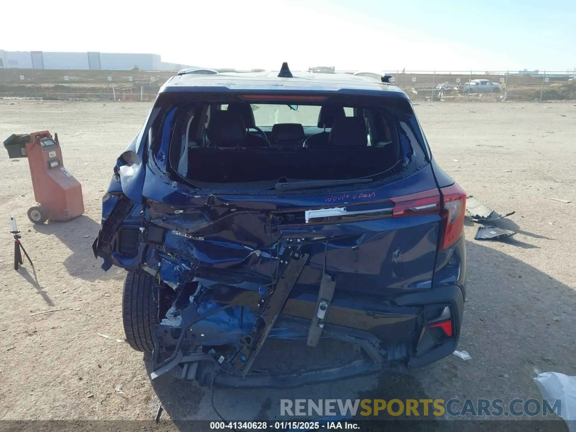 16 fotografías del automóvil dañado KNDER2AA2R7587269 KIA SELTOS 2024