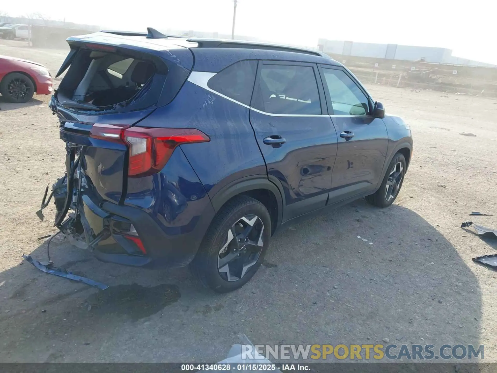 4 fotografías del automóvil dañado KNDER2AA2R7587269 KIA SELTOS 2024