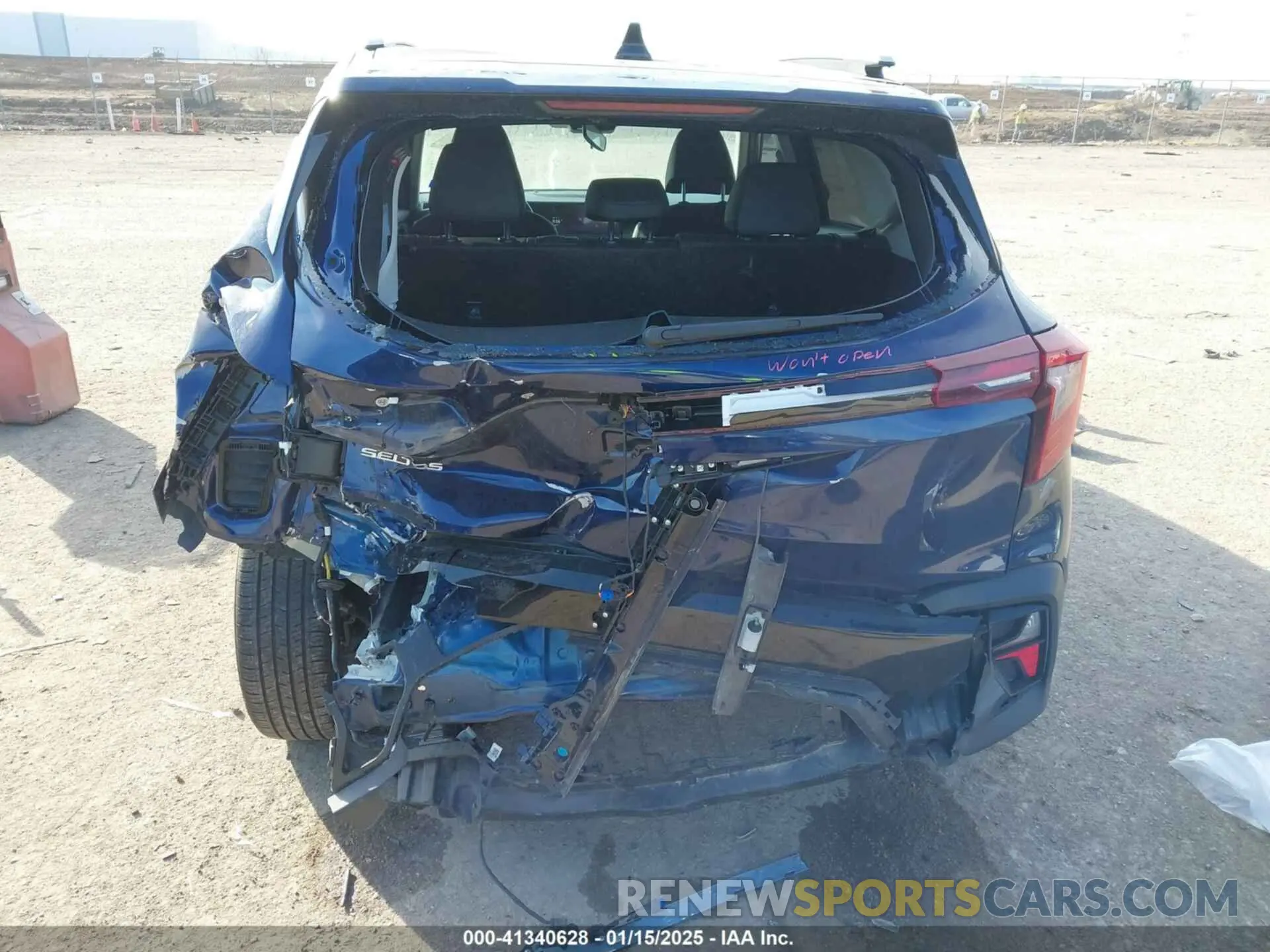 6 fotografías del automóvil dañado KNDER2AA2R7587269 KIA SELTOS 2024