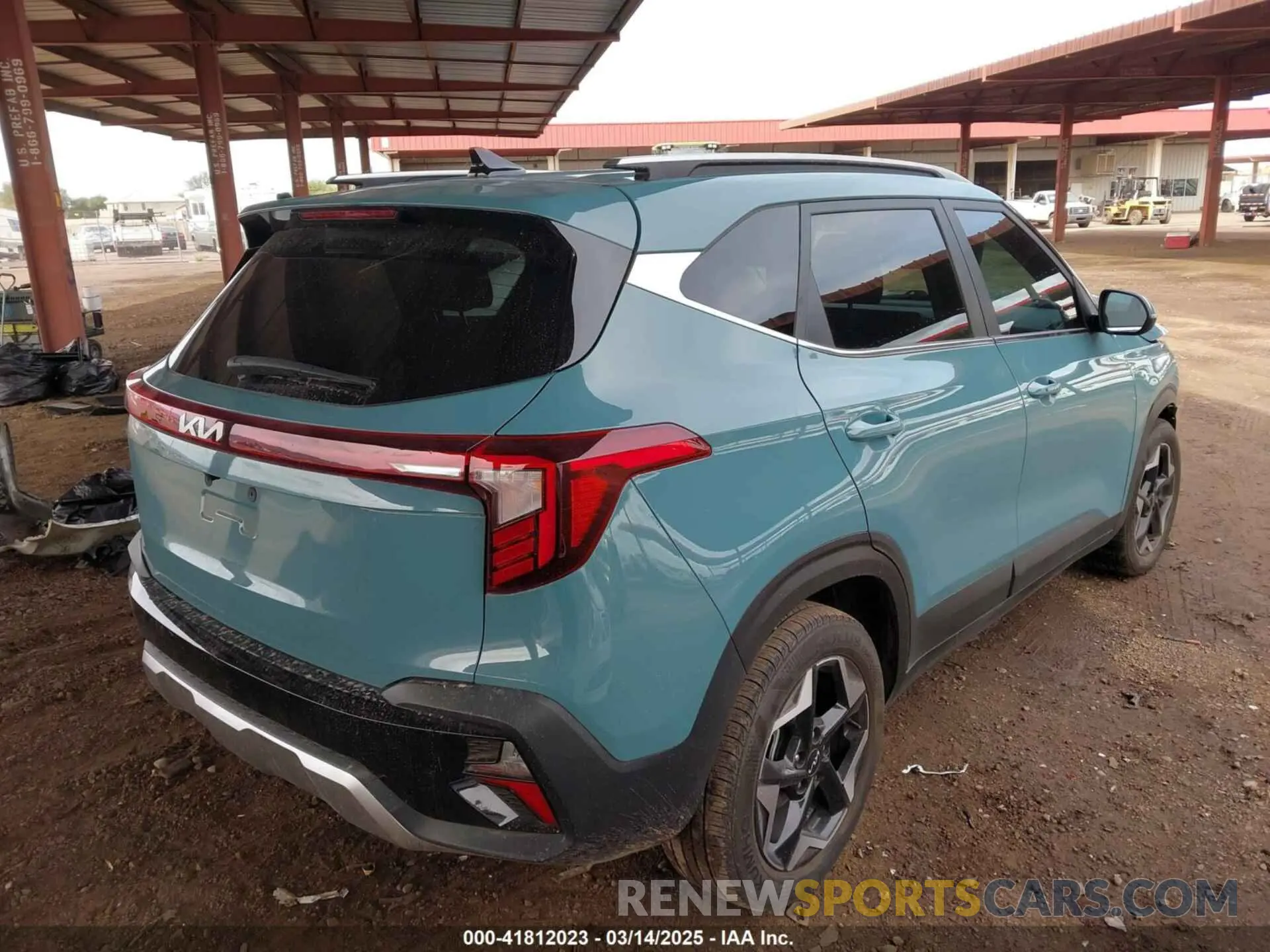 4 fotografías del automóvil dañado KNDER2AA4R7481051 KIA SELTOS 2024