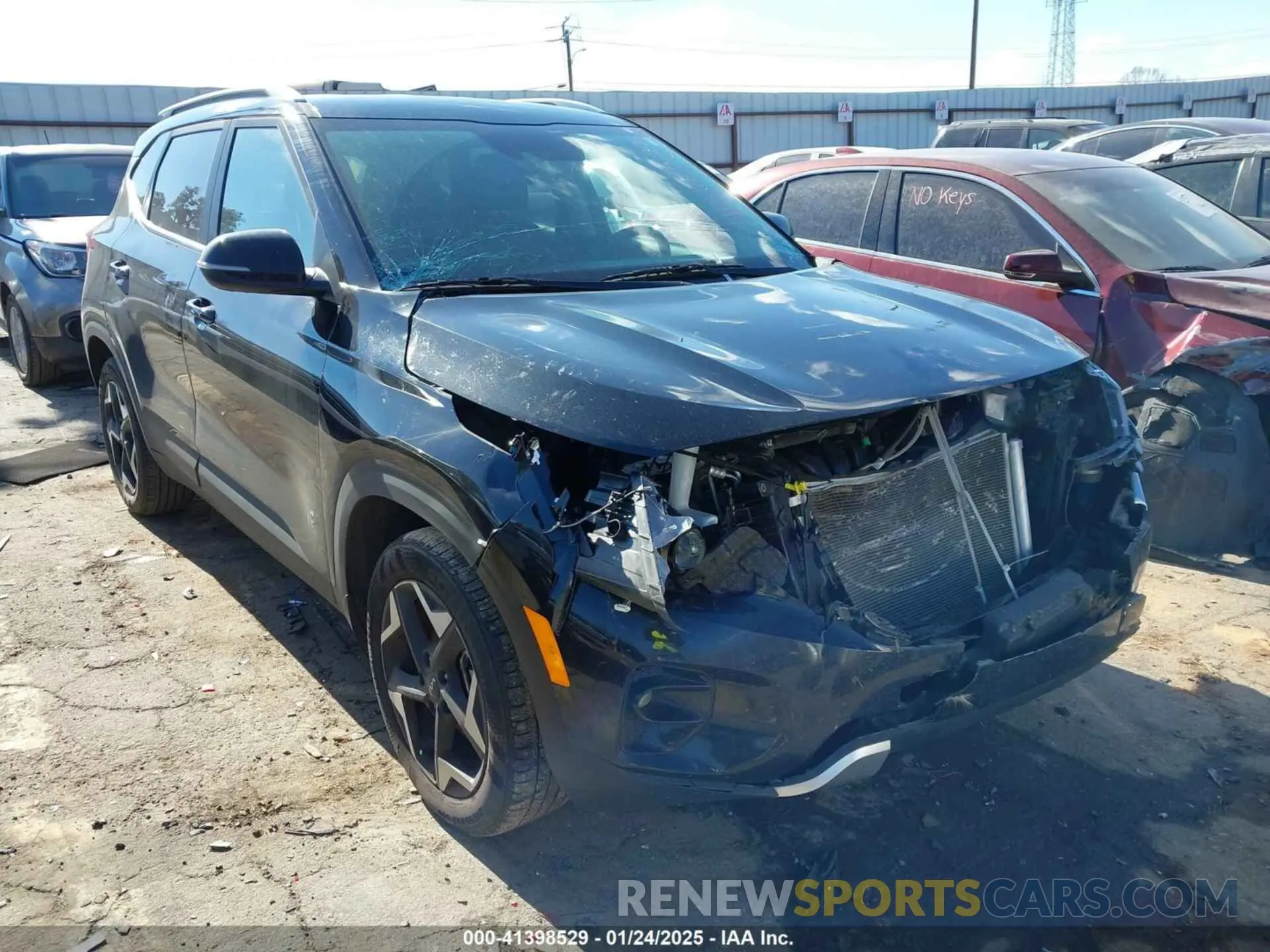 1 fotografías del automóvil dañado KNDER2AA5R7576766 KIA SELTOS 2024