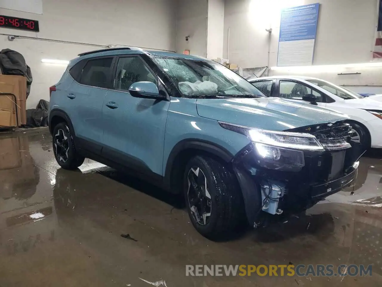 4 fotografías del automóvil dañado KNDER2AA7R7596808 KIA SELTOS 2024