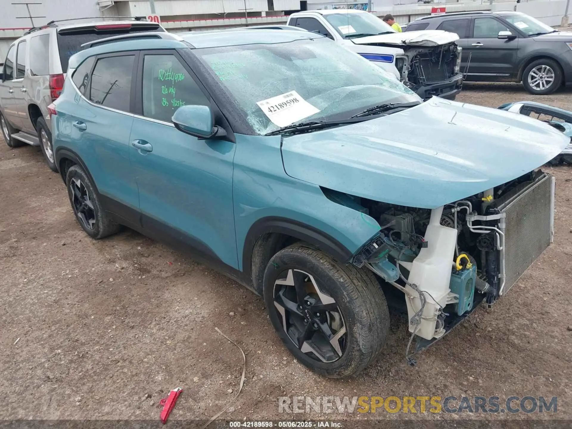 1 fotografías del automóvil dañado KNDER2AA9R7481398 KIA SELTOS 2024
