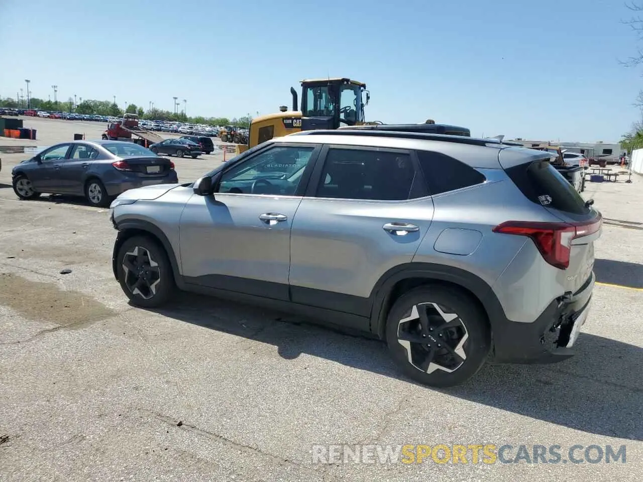 2 fotografías del automóvil dañado KNDER2AA9R7501309 KIA SELTOS 2024