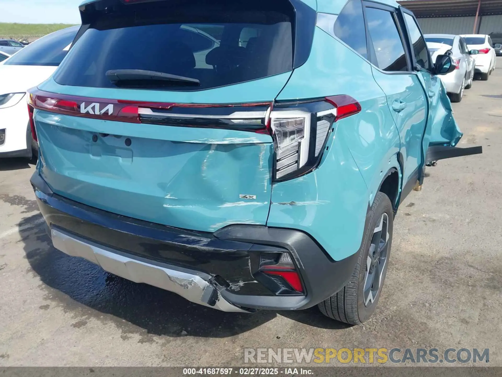 18 fotografías del automóvil dañado KNDERCAA0R7520708 KIA SELTOS 2024