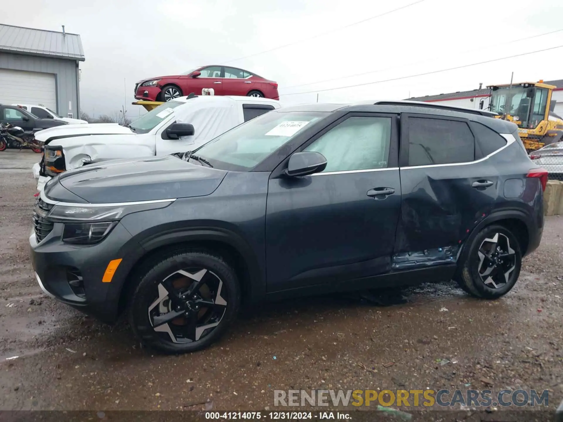 14 fotografías del automóvil dañado KNDERCAA0R7601790 KIA SELTOS 2024