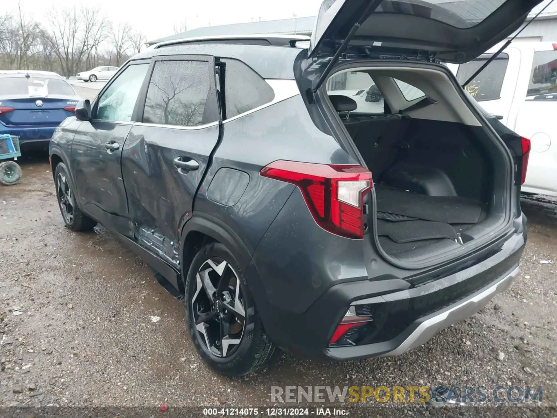 3 fotografías del automóvil dañado KNDERCAA0R7601790 KIA SELTOS 2024