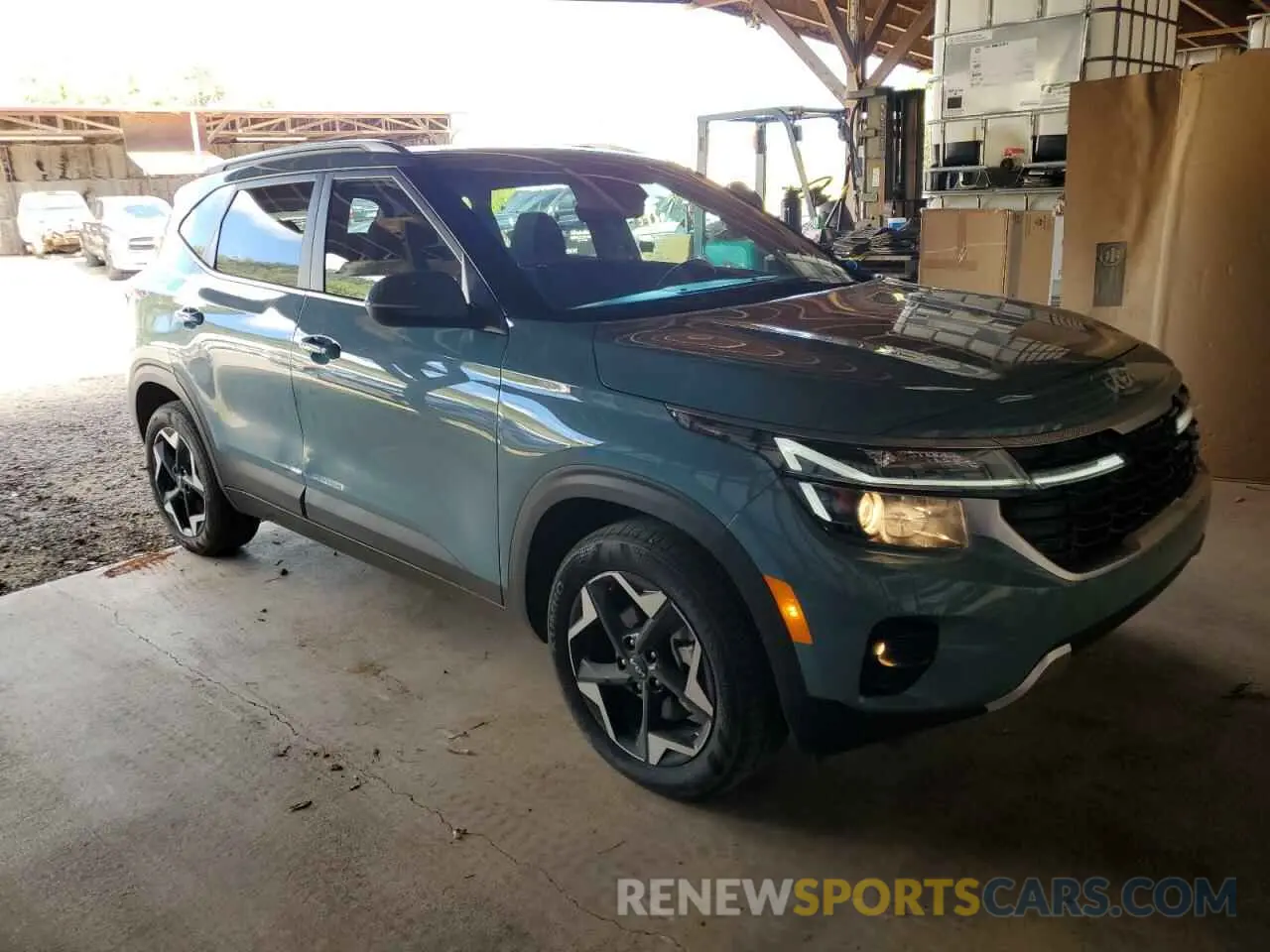 4 fotografías del automóvil dañado KNDERCAA1R7639951 KIA SELTOS 2024
