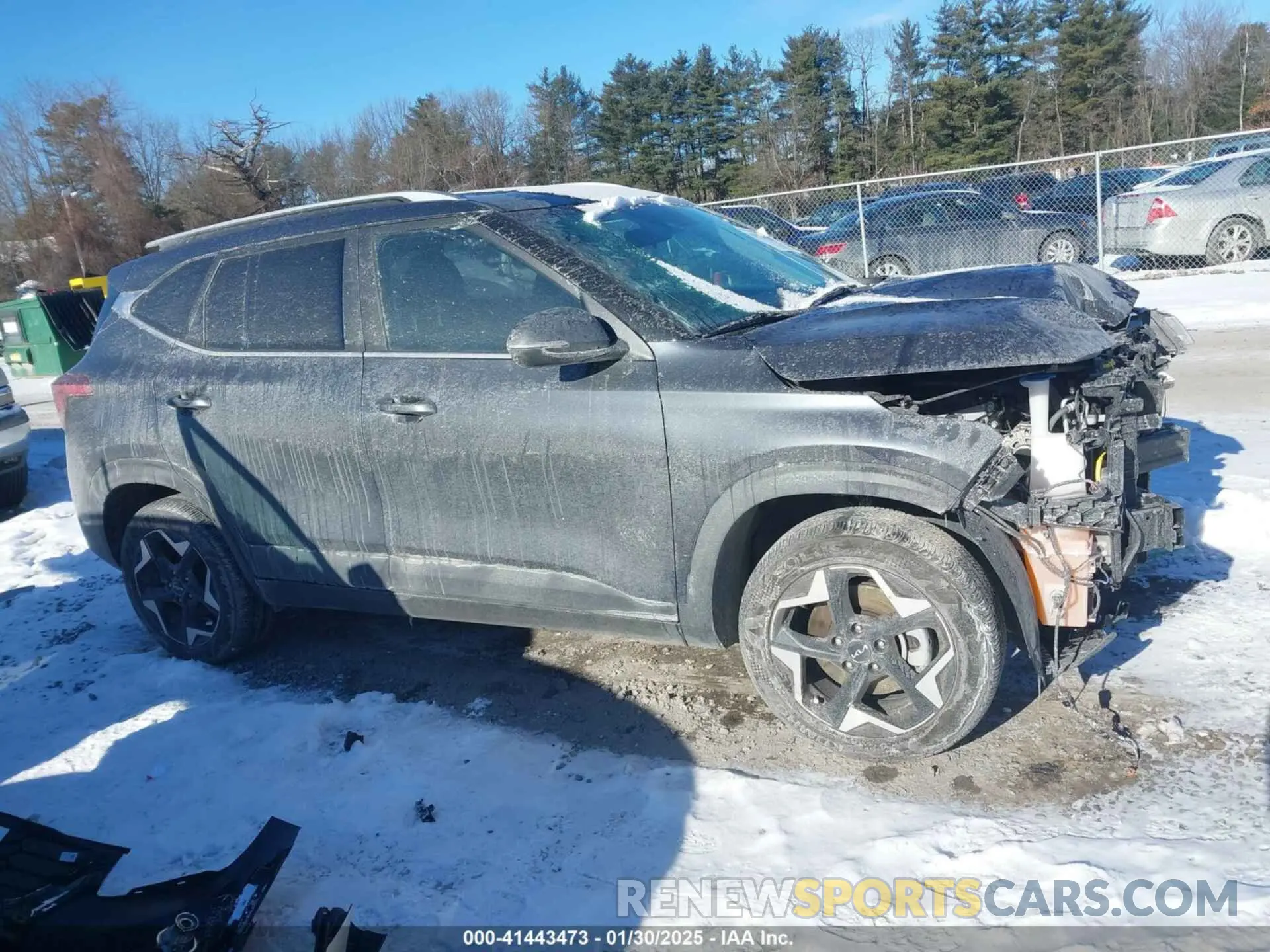 13 fotografías del automóvil dañado KNDERCAA4R7640284 KIA SELTOS 2024
