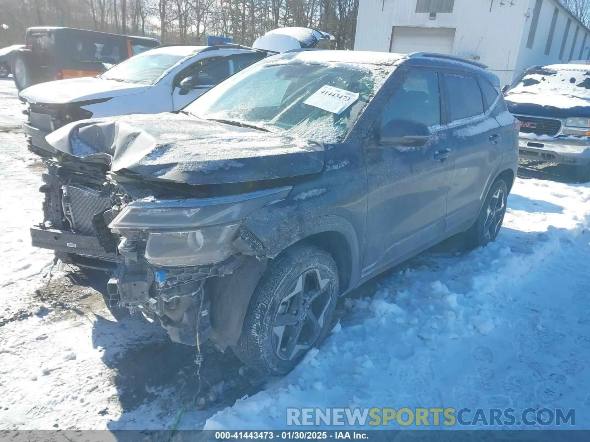2 fotografías del automóvil dañado KNDERCAA4R7640284 KIA SELTOS 2024