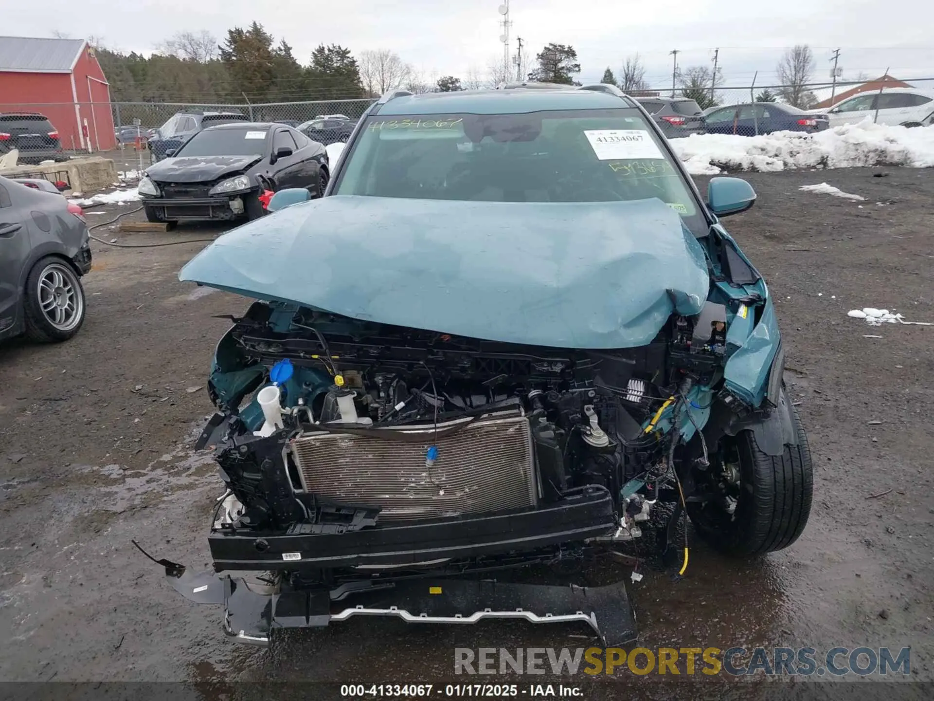 12 fotografías del automóvil dañado KNDERCAA5R7593654 KIA SELTOS 2024