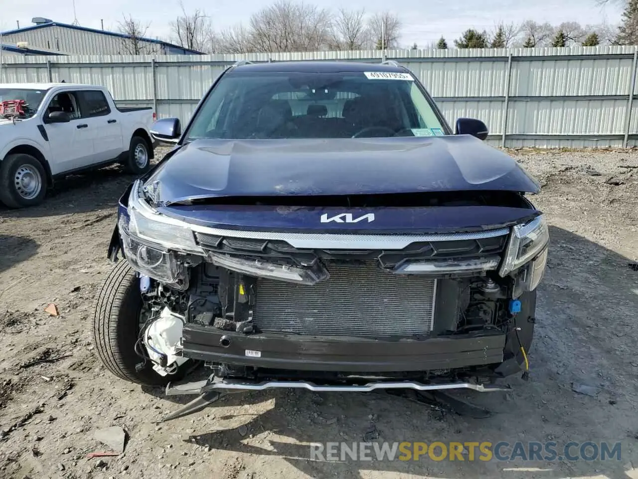 5 fotografías del automóvil dañado KNDERCAA7R7568500 KIA SELTOS 2024