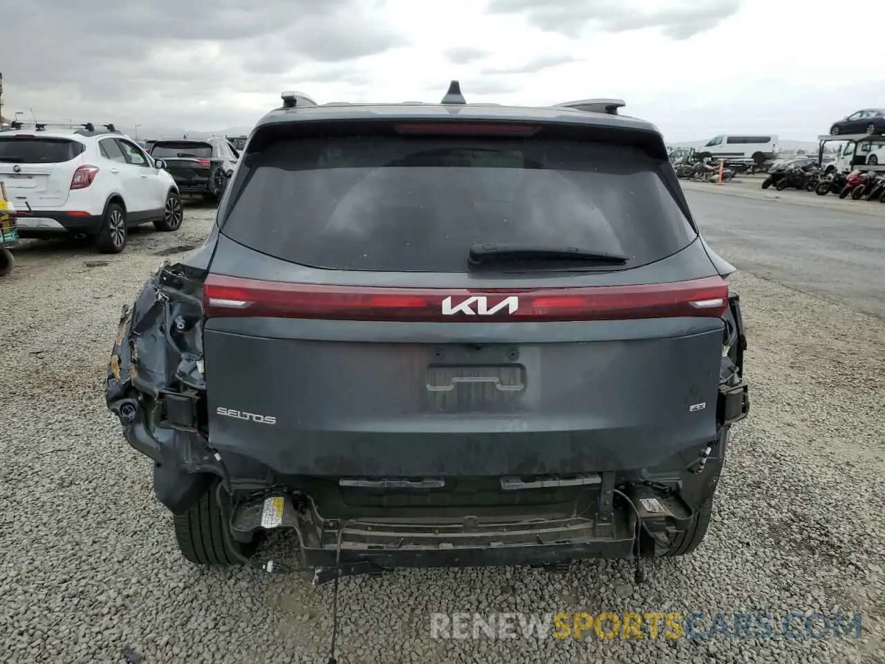 6 fotografías del automóvil dañado KNDERCAA7R7652736 KIA SELTOS 2024