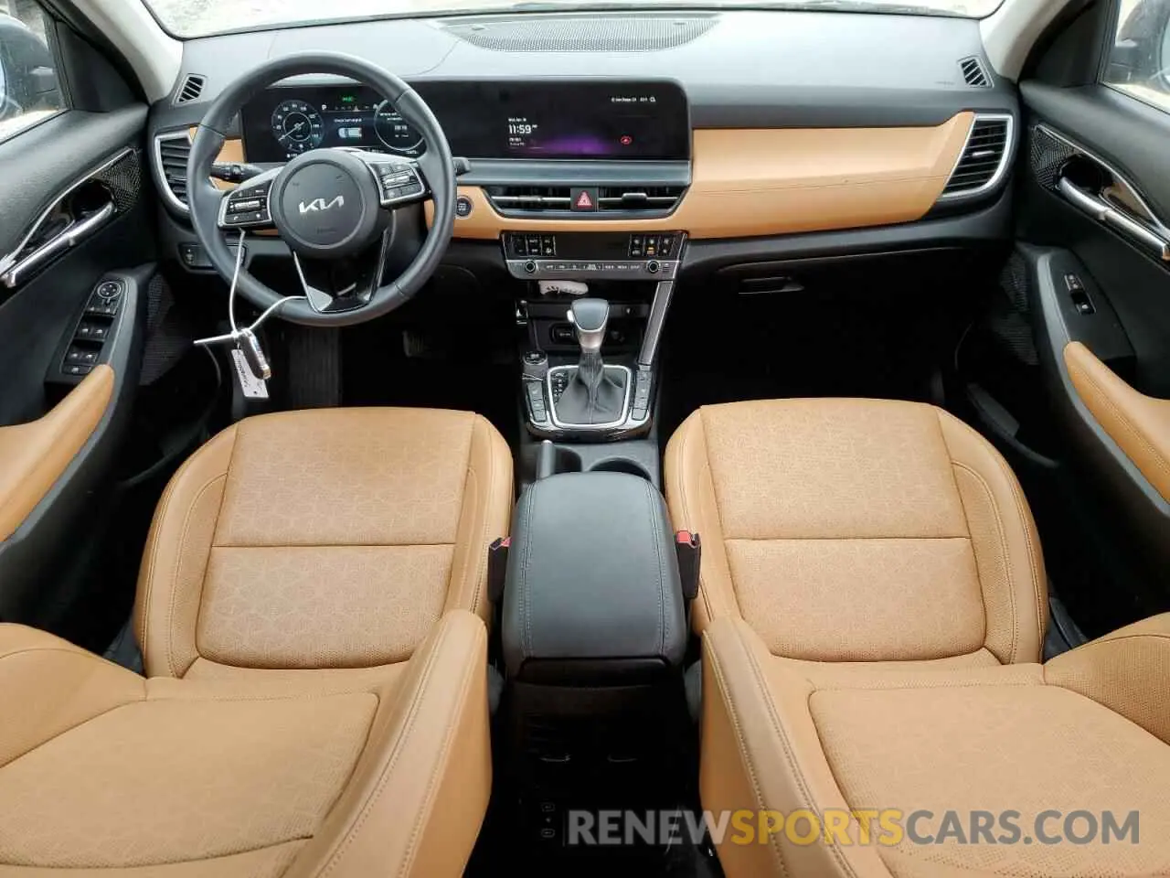 8 fotografías del automóvil dañado KNDERCAA7R7652736 KIA SELTOS 2024