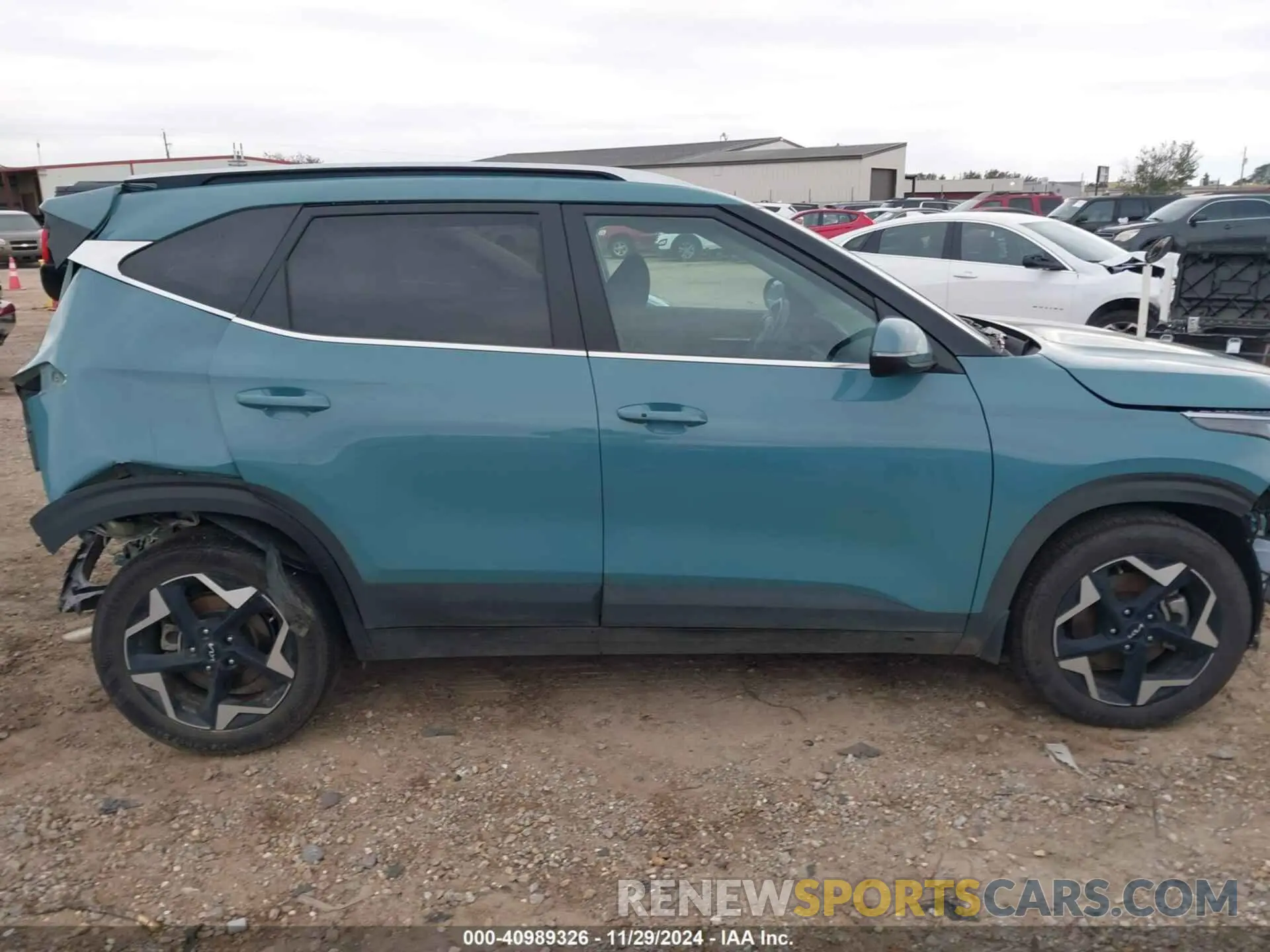 14 fotografías del automóvil dañado KNDERCAA9R7519962 KIA SELTOS 2024