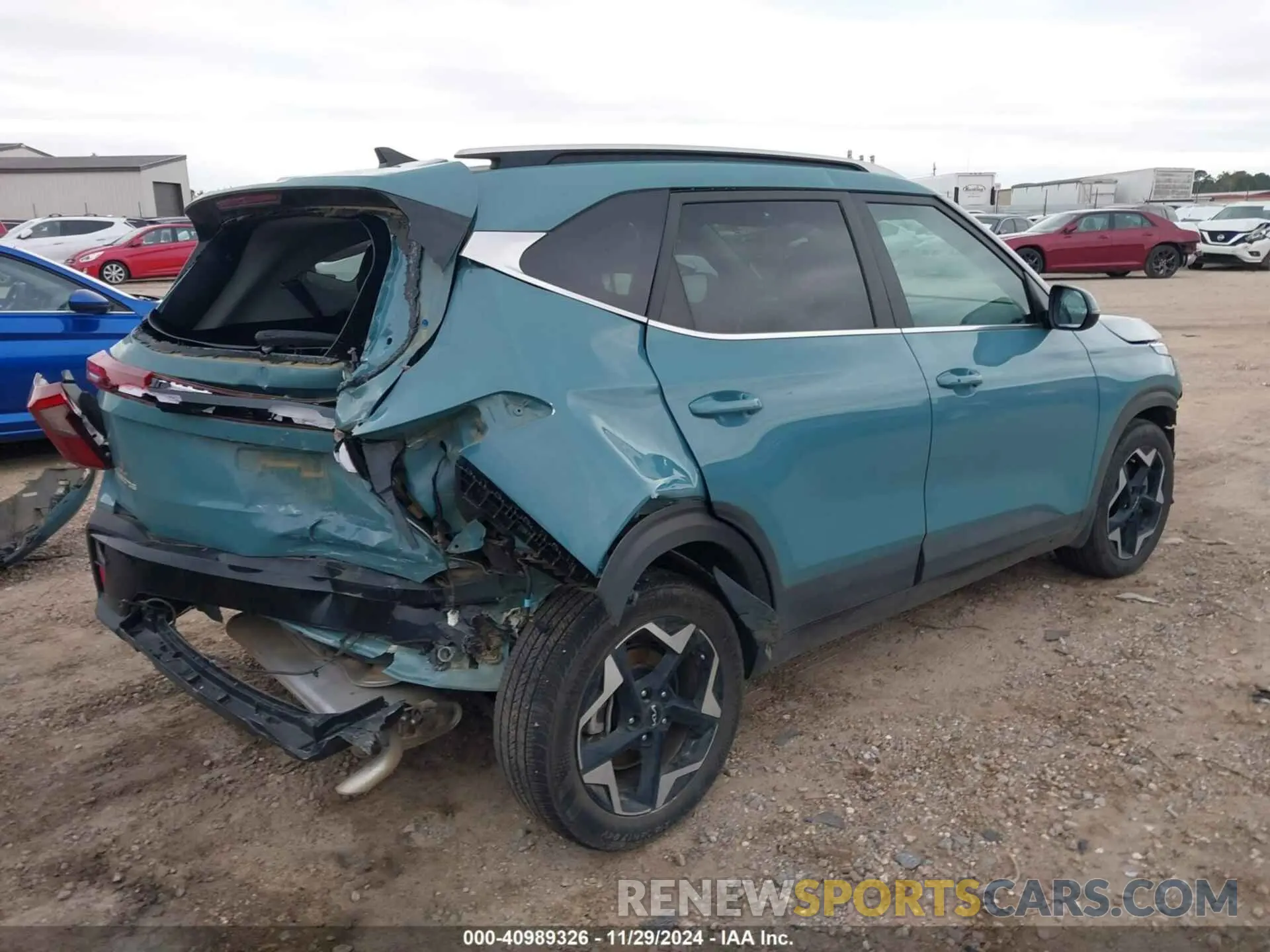 4 fotografías del automóvil dañado KNDERCAA9R7519962 KIA SELTOS 2024